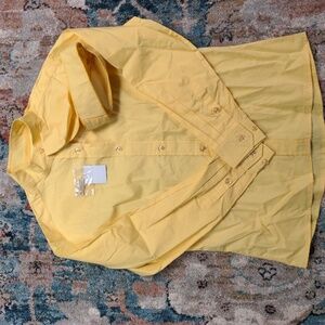 English riding shirt yellow